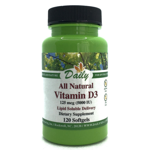D3 Vitamins  5000 IU Softgels