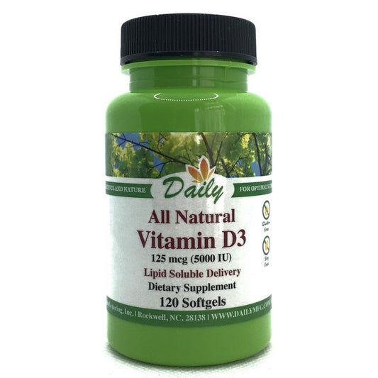 D3 Vitamins  5000 IU Softgels