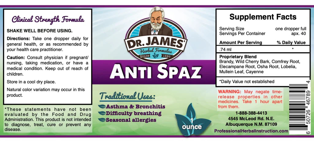 Anti Spaz 1 oz