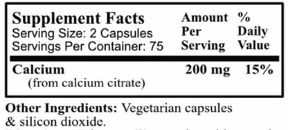 Calcium Citrate 150 capsules