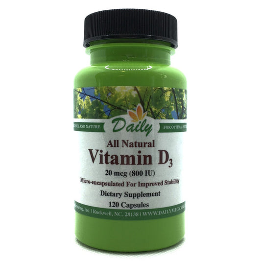 D3 Vitamin 800 IU 120 Capsules