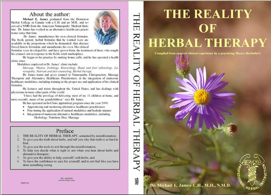 Book The Reality of Herbal Therapy by Dr. James