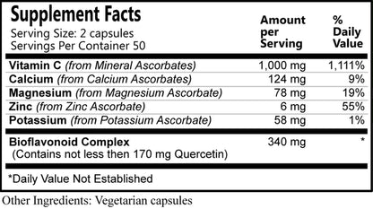 Spectra-Scorb™ (Reams Inspired, Vitamin C from mineral ascorbates)