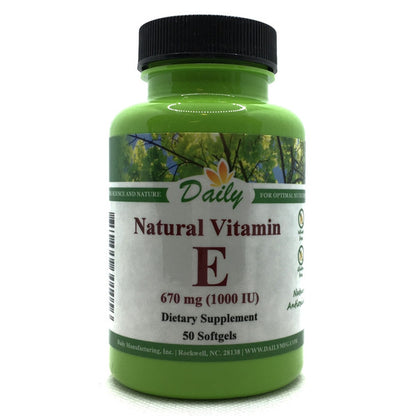 Vitamin E  50 softgels